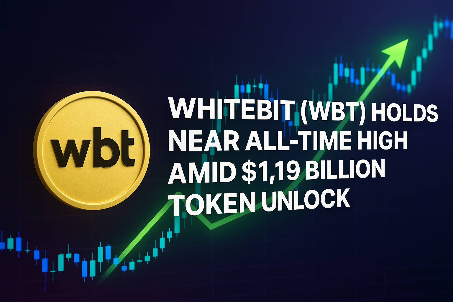 WhiteBIT (WBT) Holds Near All-Time High Amid $1.19 Billion Token Unlock
