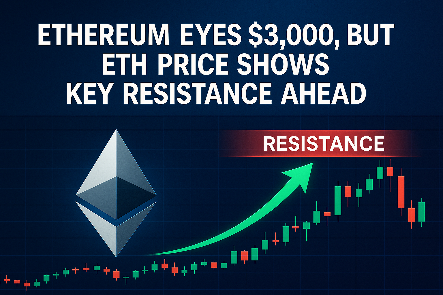 Ethereum Eyes $3,000, But ETH Price Shows Key Resistance Ahead