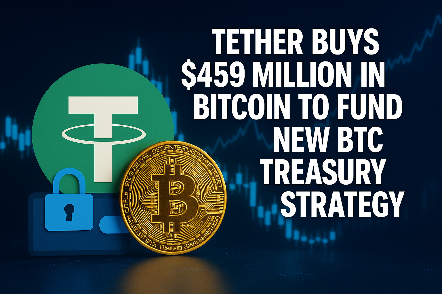 Tether Buys $459 Million in Bitcoin to Fund New BTC Treasury Company