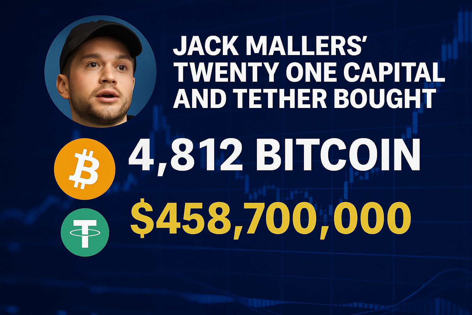 Jack Mallers’ Twenty One Capital And Tether Bought 4,812 Bitcoin For $458,700,000