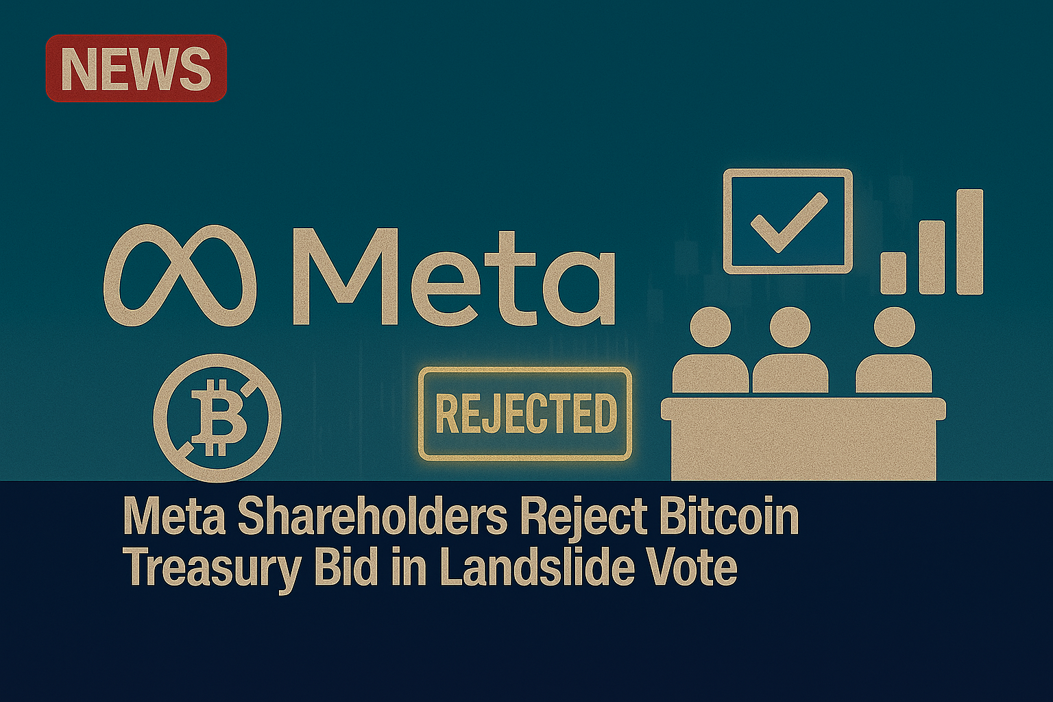 Meta shareholders reject Bitcoin treasury bid in landslide vote