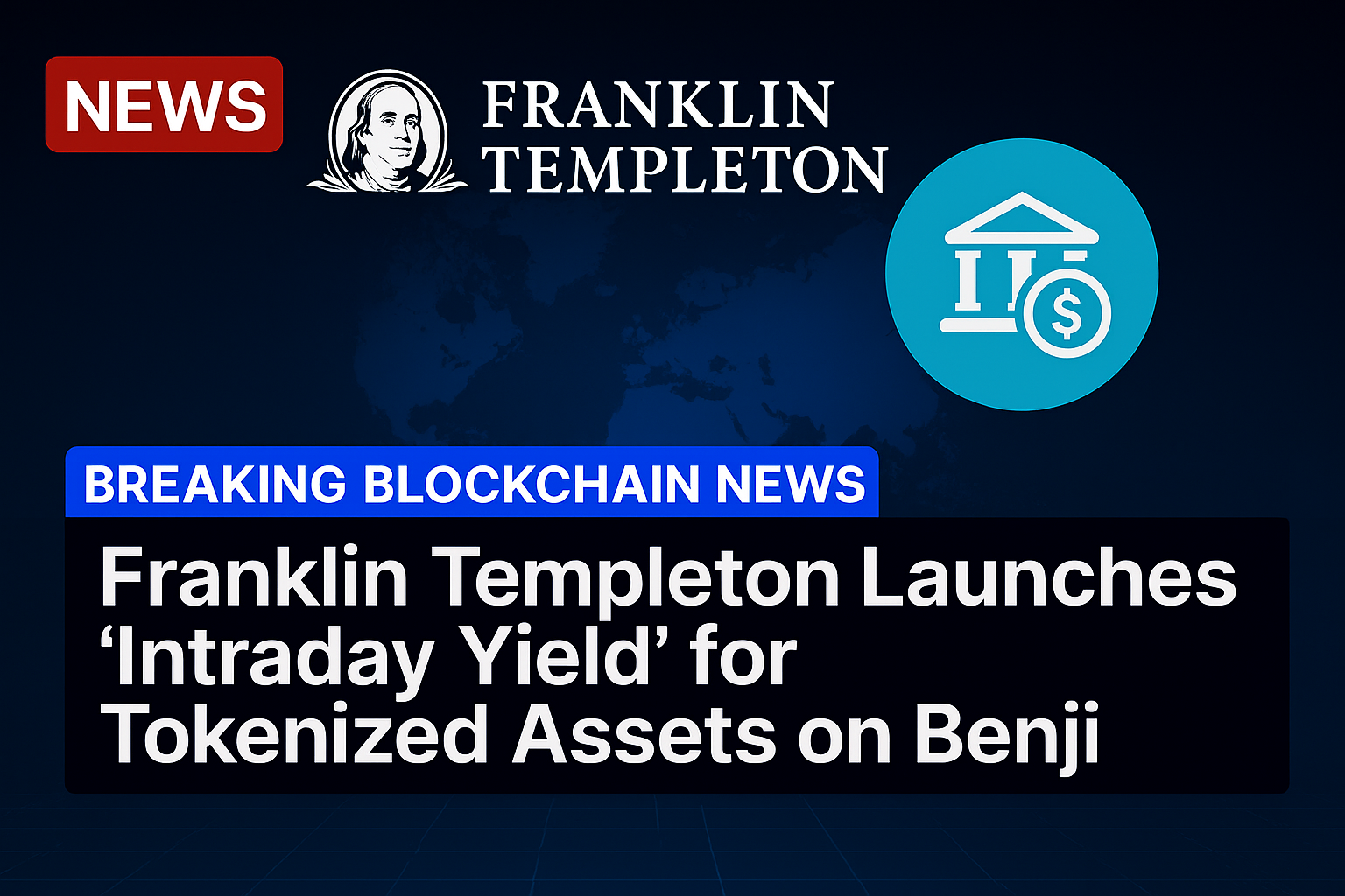 Franklin Templeton launches ‘intraday yield’ for tokenized assets on Benji