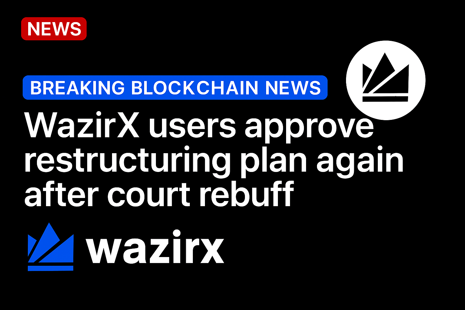 WazirX users approve restructuring plan again after court rebuff