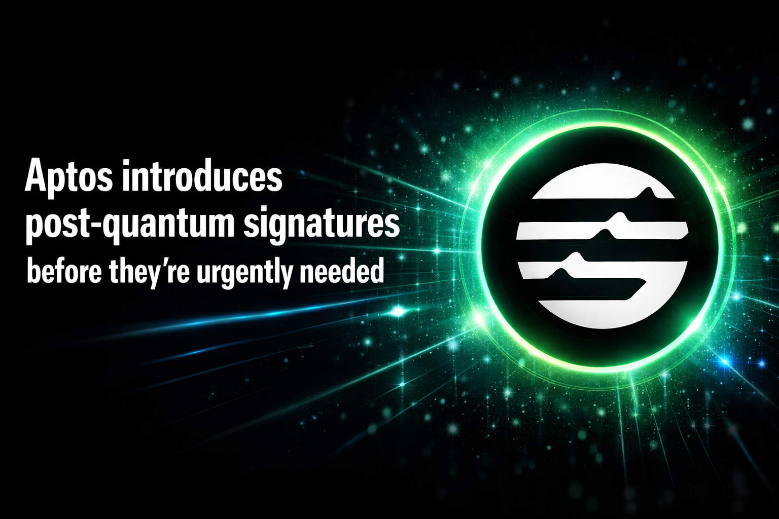Aptos introduces post-quantum signatures before they’re urgently needed