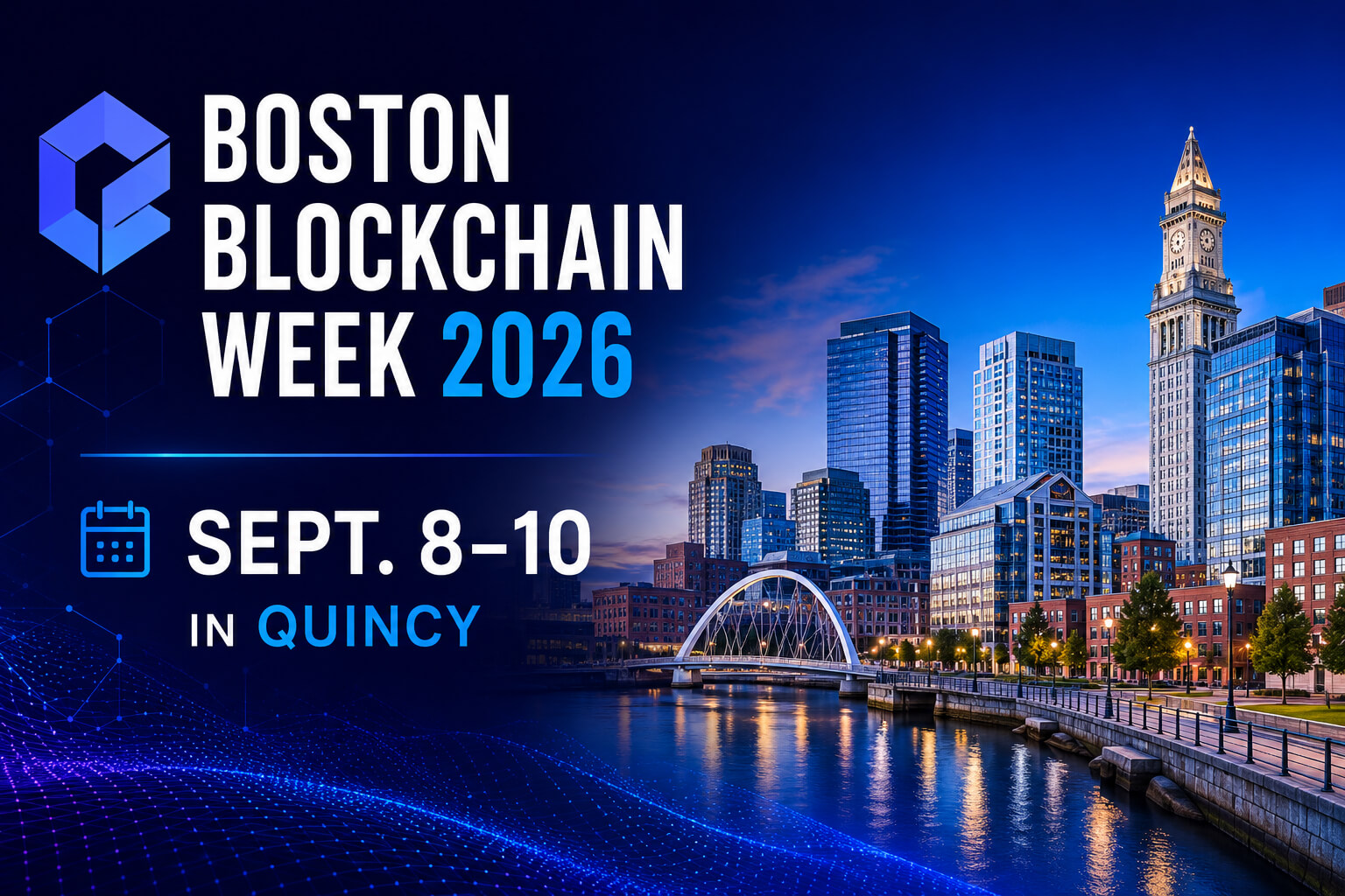Boston Blockchain Week 2026 to Take Place Sept. 8–10 in Quincy