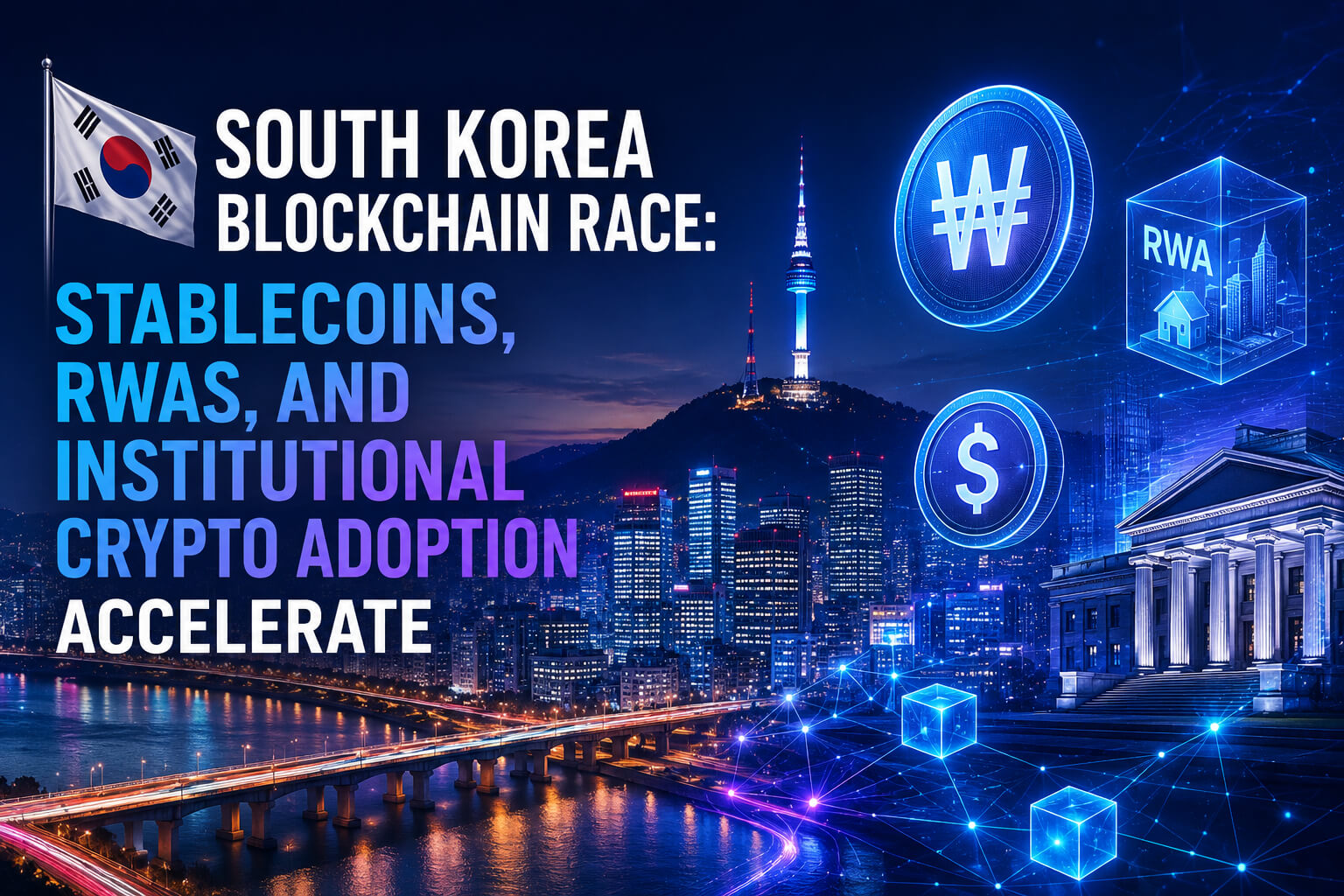 South Korea Blockchain Race: Stablecoins, RWAs, and Institutional Crypto Adoption Accelerate