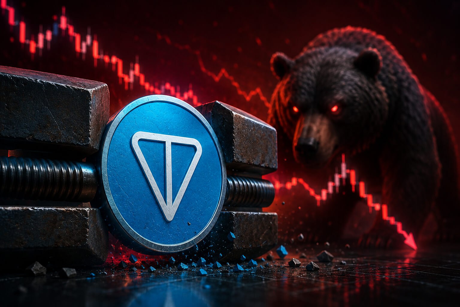 TON Price Prediction: $1.60 Compression Leaves Bears With the Upper Hand