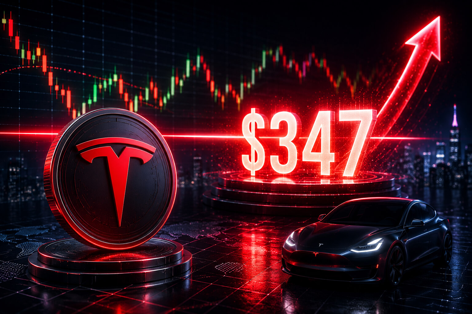 TSLA Price Prediction: $347 Becomes the Key Level for Tesla’s Tokenized Stock